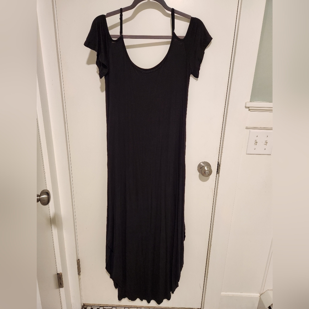 Maternity Black Maxi Dress